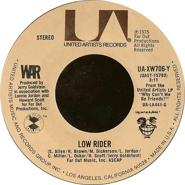 War - Low Rider