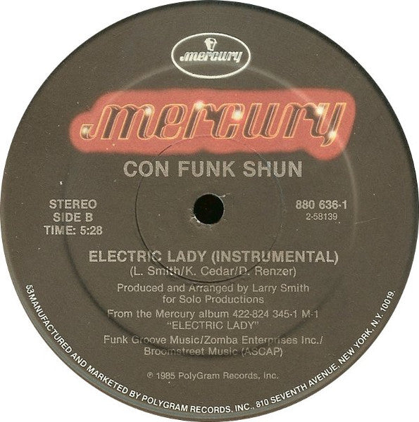 Con Funk Shun - Electric Lady