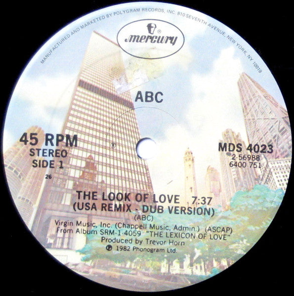ABC - The Look Of Love (USA Remix - Dub Version)