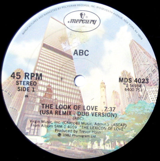 ABC - The Look Of Love (USA Remix - Dub Version)