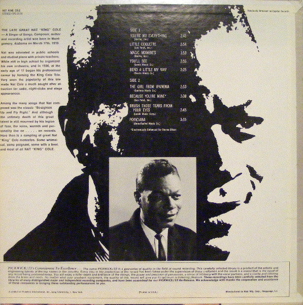 Nat King Cole - You're My Everything