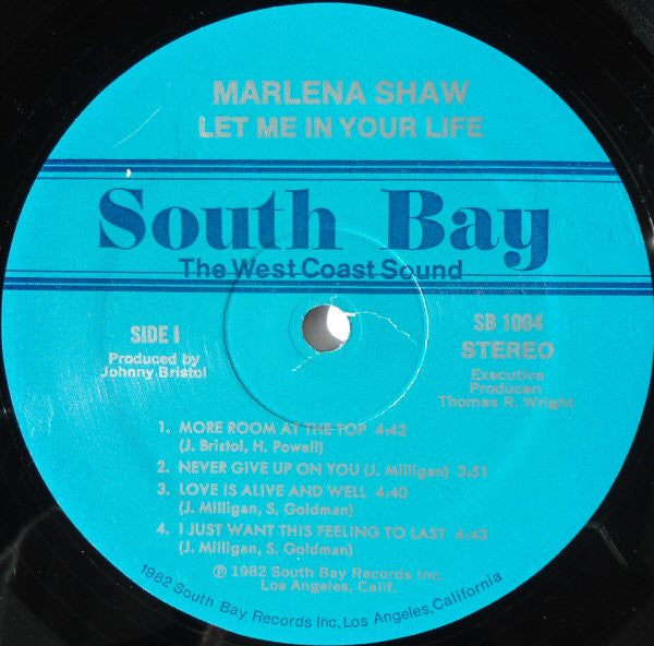 Marlena Shaw - Let Me In Your Life