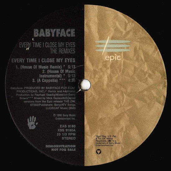 Every Time I Close My Eyes (The Remixes)