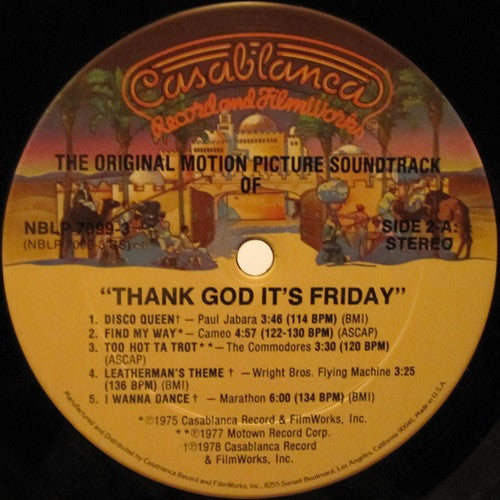 Various - Thank God It's Friday (The Original Motion Picture Soundtrack)