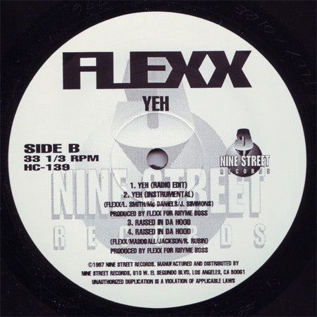 Flexx (4) - Try To Make Her Mine / Yeh / Raised In Da Hood