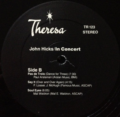 John Hicks - In Concert