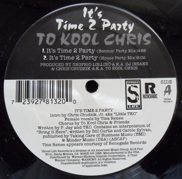 To Kool Chris - It's Time 2 Party