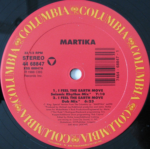 Martika - I Feel The Earth Move