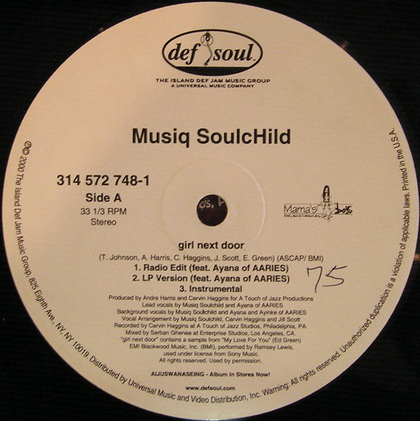 Musiq Soulchild - Girl Next Door