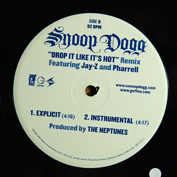 Snoop Dogg - Drop It Like It's Hot (Remix)