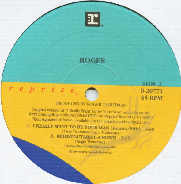 Roger Troutman - I Want To Be Your Man