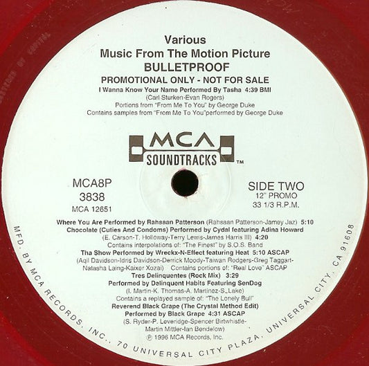 Various - Music From The Motion Picture Bulletproof