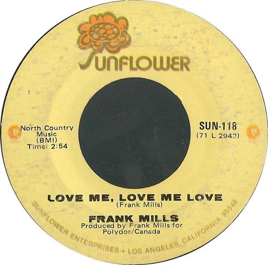 Frank Mills - Love Me, Love Me Love / Windsong