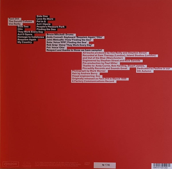 The Durutti Column - Vini Reilly
