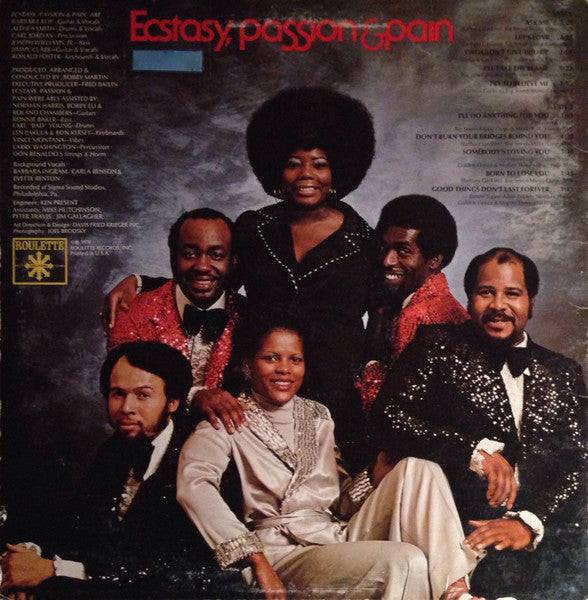 Ecstasy, Passion & Pain