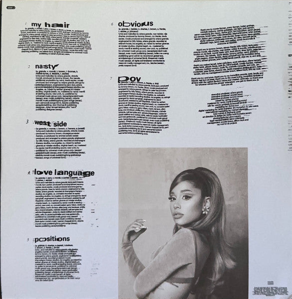 Ariana Grande - Positions [COKE BOTTLE CLEAR VINYL]