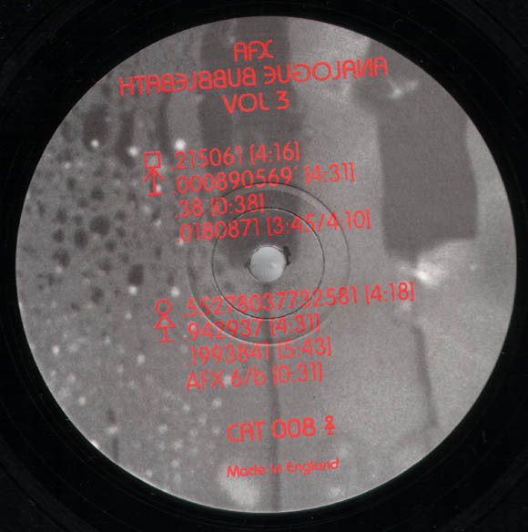 Aphex Twin - Analogue Bubblebath Vol 3