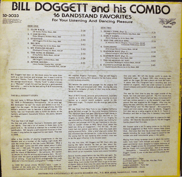 Bill Doggett Combo - 16 Bandstand Favorites
