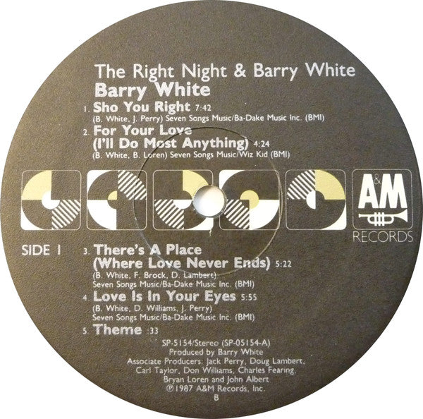 Barry White - The Right Night & Barry White
