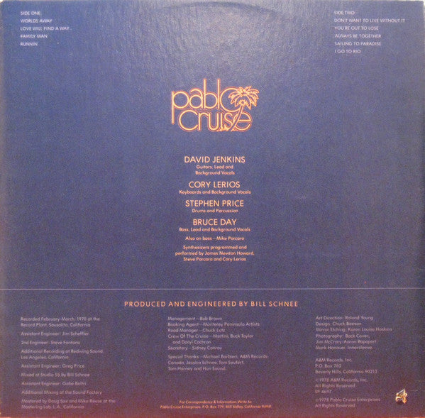 Pablo Cruise - Worlds Away