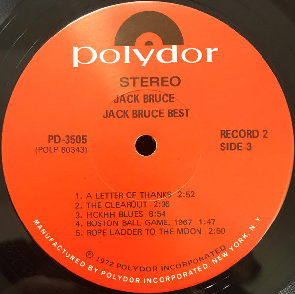 Jack Bruce - At His Best