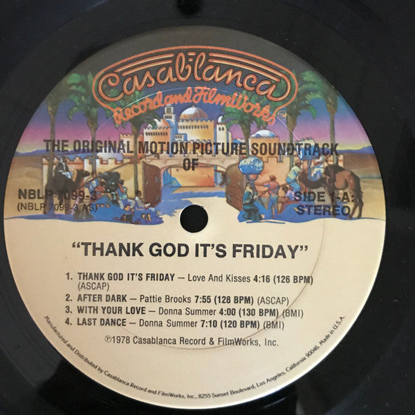 Thank God It's Friday (The Original Motion Picture Soundtrack)
