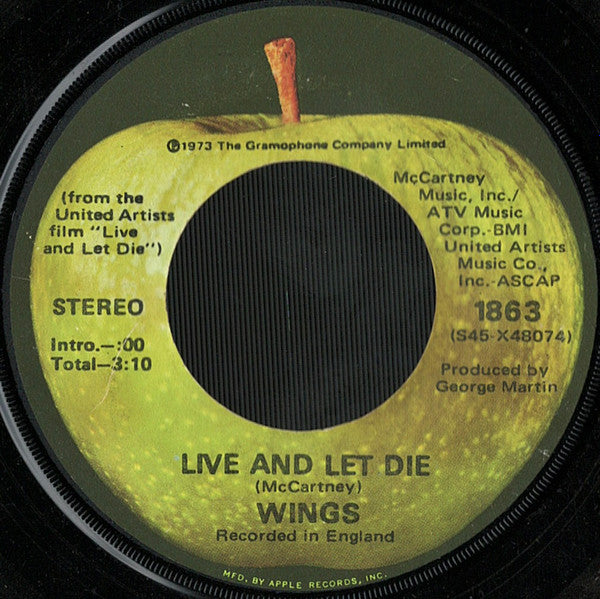 Wings (2) - Live And Let Die