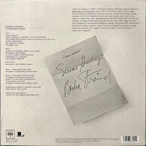 Barbra Streisand - A Christmas Album