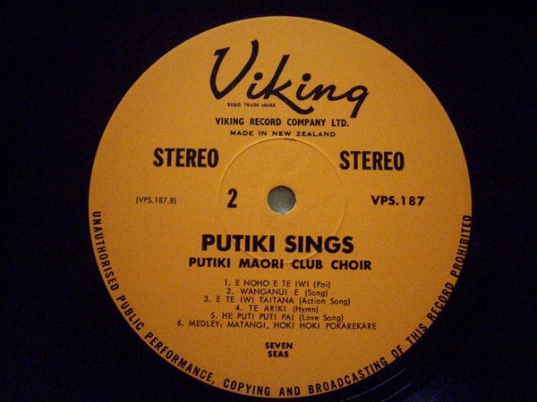 Putiki Maori Club - Putiki Sings
