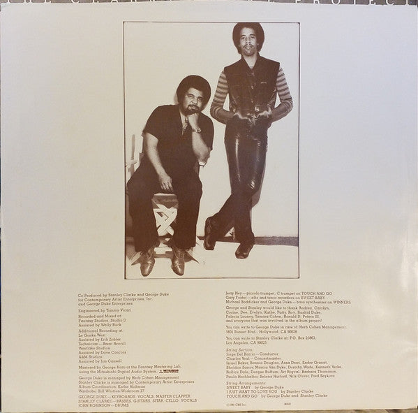 Stanley Clarke/George Duke - The Clarke / Duke Project