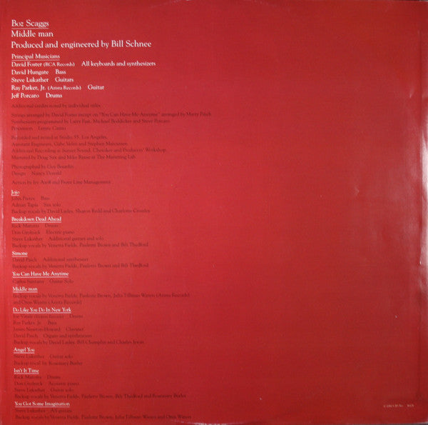 Boz Scaggs - Middle Man