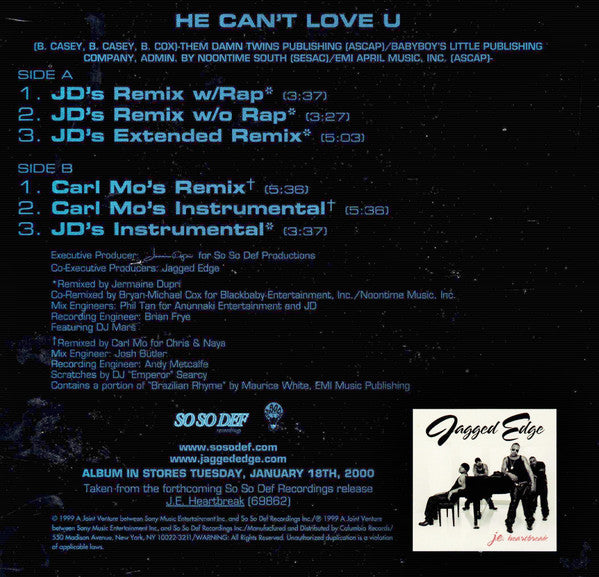 Jagged Edge - He Can't Love U