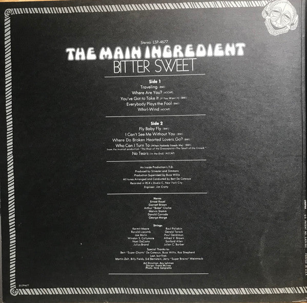 The Main Ingredient - Bitter Sweet