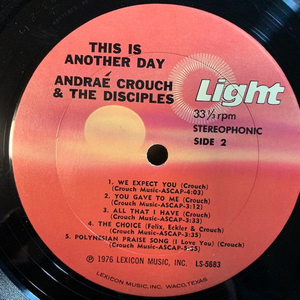Andraé Crouch & The Disciples - This Is Another Day