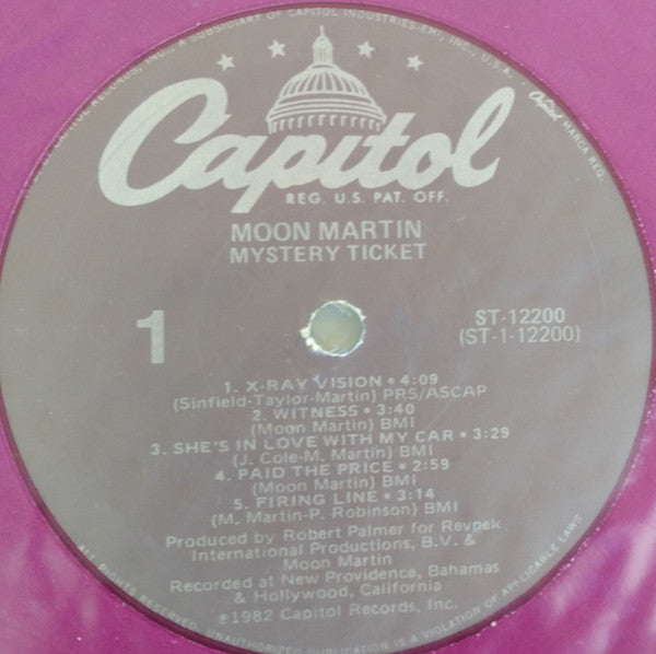 Moon Martin - Mystery Ticket