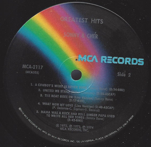 Sonny & Cher - Greatest Hits