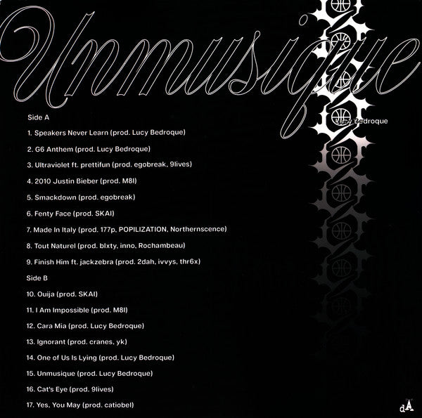 Lucy Bedroque - Unmusique [WHITE VINYL]