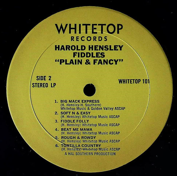 Harold Hensley Fiddles "Plain & Fancy"