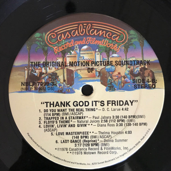 Thank God It's Friday (The Original Motion Picture Soundtrack)