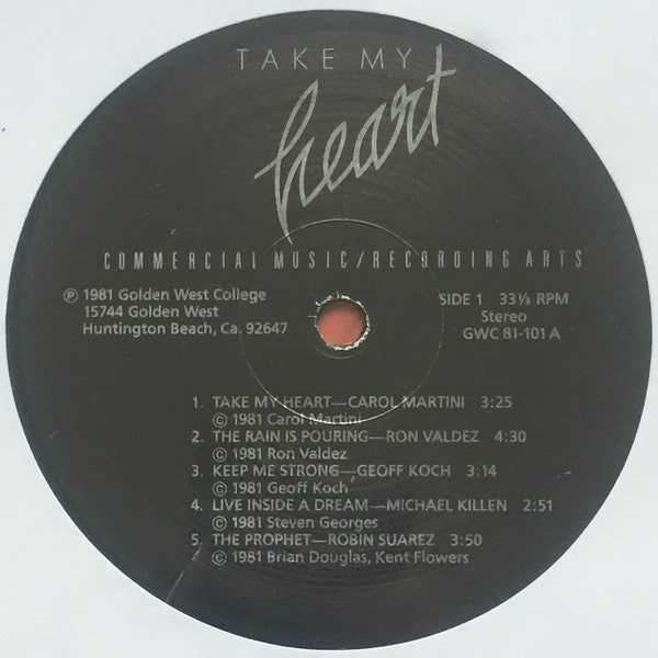 Various - Take My Heart - Commercial Music / Recording Arts - 1981