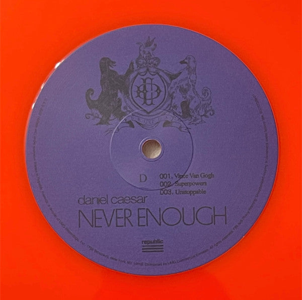 Daniel Caesar (2) - Never Enough (ORANGE VINYL)