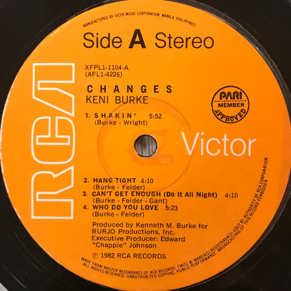 Keni Burke - Changes