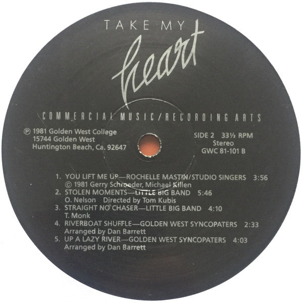 Various - Take My Heart - Commercial Music / Recording Arts - 1981