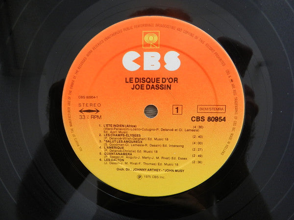 Joe Dassin - L'Eté Indien : Album D'Or
