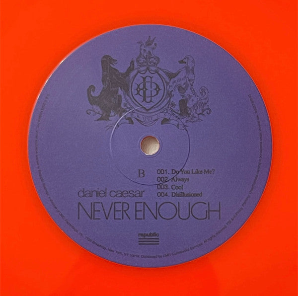 Daniel Caesar (2) - Never Enough (ORANGE VINYL)