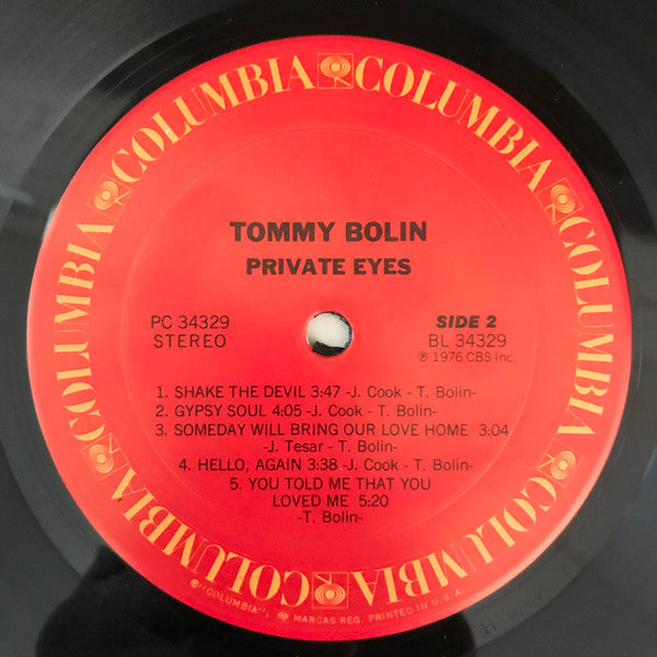 Tommy Bolin - Private Eyes