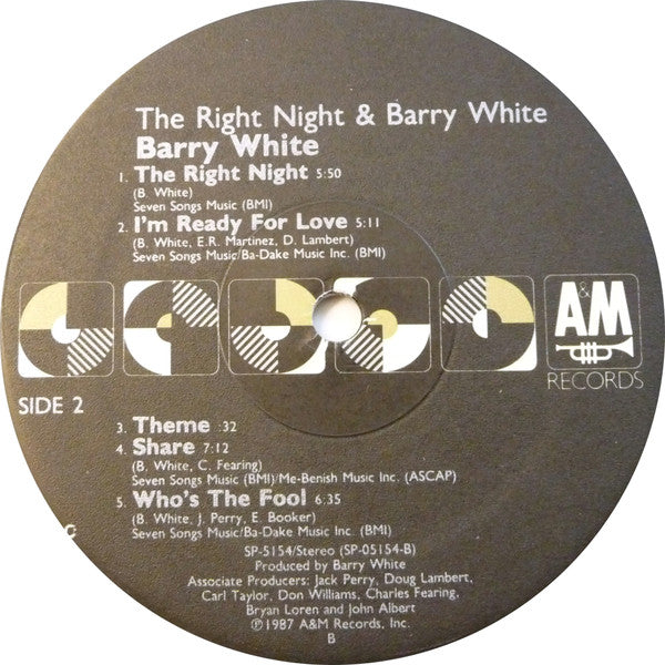 Barry White - The Right Night & Barry White