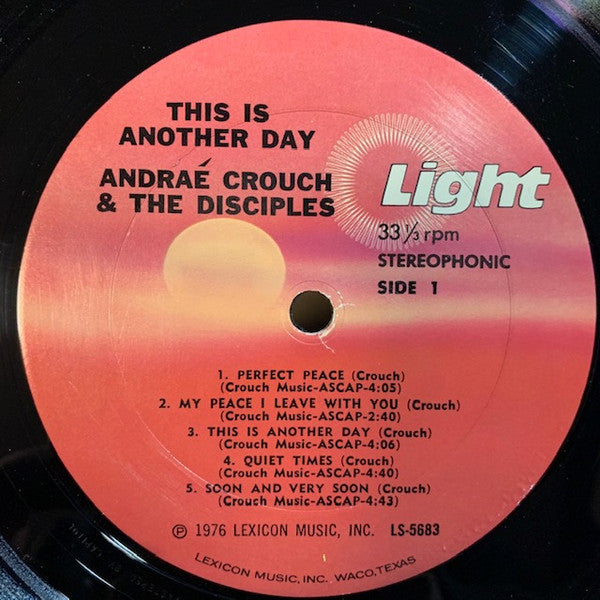 Andraé Crouch & The Disciples - This Is Another Day