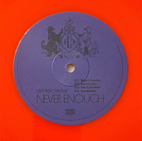 Daniel Caesar (2) - Never Enough (ORANGE VINYL)