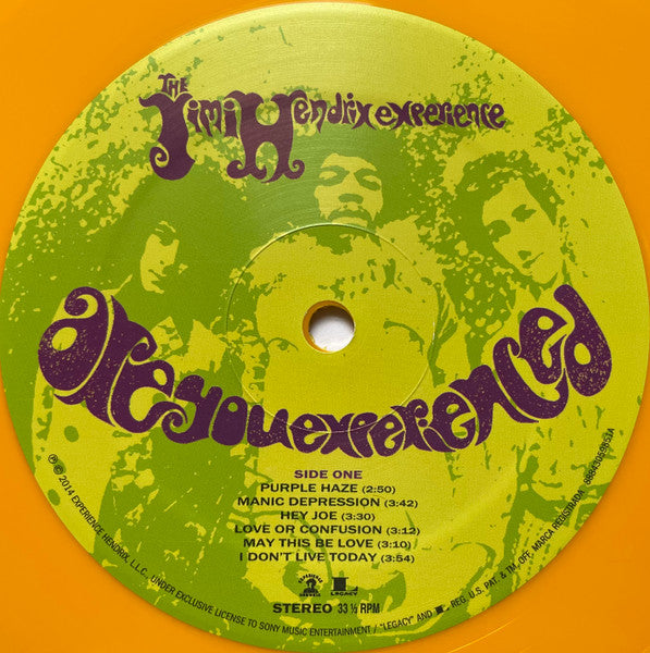 The Jimi Hendrix Experience - Are You Experienced [YELLOW VINYL]